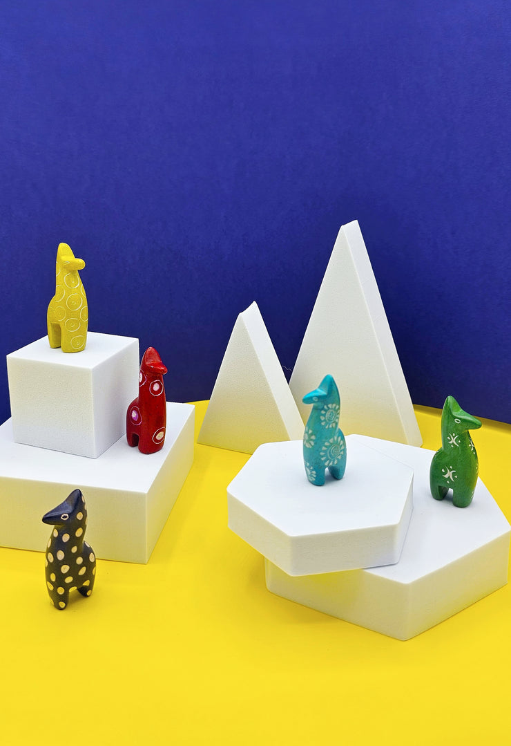 Soapstone Giraffe Yellow
