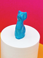 Soapstone Dog Light Blue