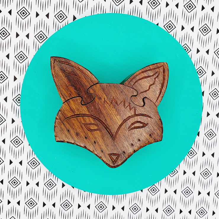 Fox Puzzle Box