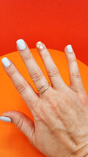 Hadieh Hammered Wrap Ring