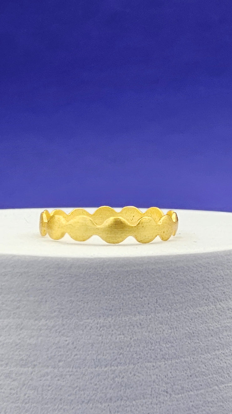 Melody Bubble Brass Ring