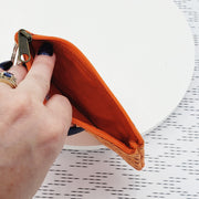 Nasreen ID Pouch with Keyring Saffron