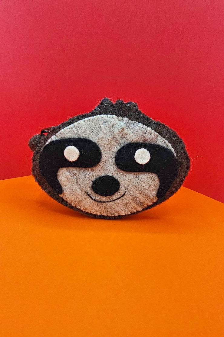 Sloth Felt Coin Purse