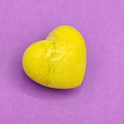 Soapstone Heart Yellow