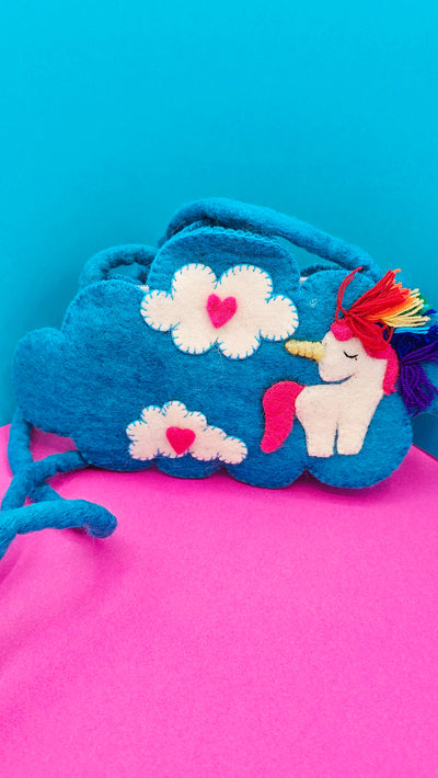 Unicorn Felt Purse