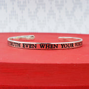 Speak The Truth Cuff