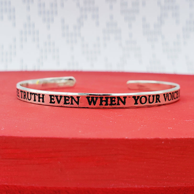 Speak The Truth Cuff