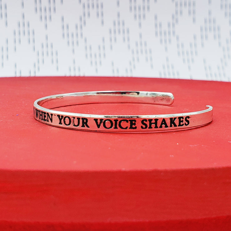 Speak The Truth Cuff